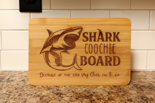 10 x 6.5 Shark Cutting Board
