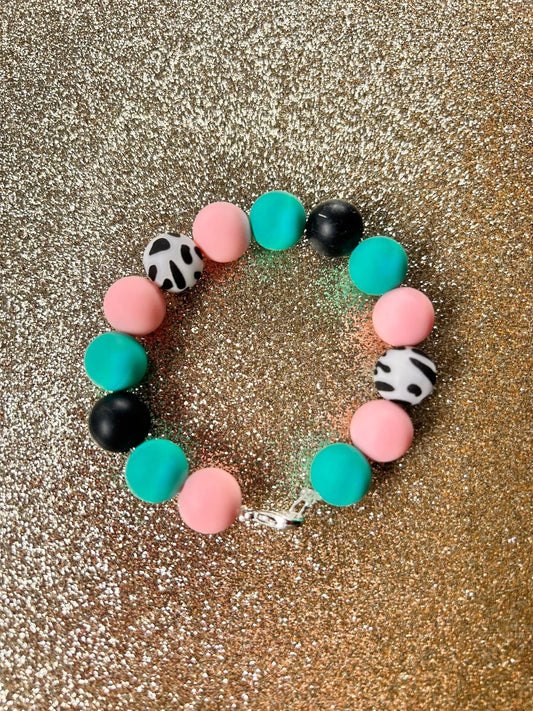 Silicon Bead Bracelet  (Local or shipped)